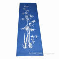 Yoga Mat with Printing, Made of Foam PVC